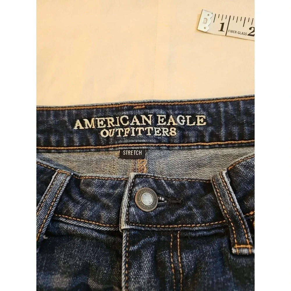 American Eagle‎ Vintage High Rise Festival Shorts Womens 6 Denim Cut Off Stretch